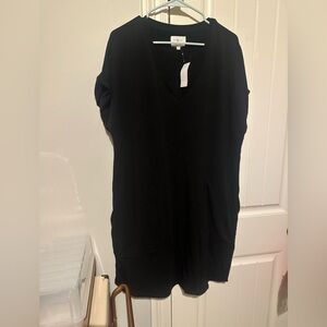 Lou & Grey black T-shirt  dress